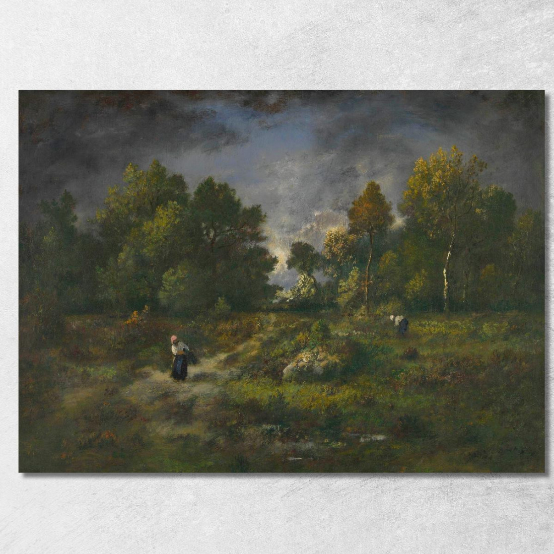 Raccoglitrici Di Legna In Un Paesaggio Boschivo Narcisse-Virgile Diaz de La Peña nvd20 quadro stampato su tela Raccoglitrici Di Legna In Un Paesaggio Boschivo Narcisse-Virgile Diaz de La Peña nvd20 quadro stampato su tela