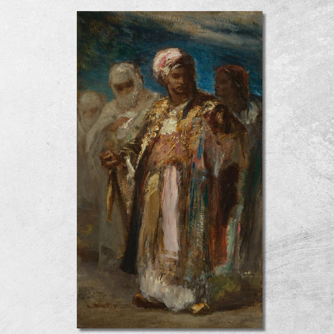 Uomini In Costumi Orientali Narcisse-Virgile Diaz de La Peña nvd49 quadro stampato su tela Uomini In Costumi Orientali Narcisse-Virgile Diaz de La Peña nvd49 quadro stampato su tela