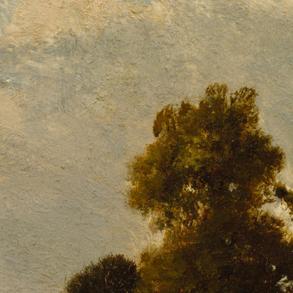 Sentiero Vicino Allo Stagno Delle Vipere Foresta Di Fontainebleau Narcisse-Virgile Diaz de La Peña nvd53 quadro stampato su tel