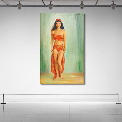 Cissi Olsson Come Anitra In Peer Gynt Nils Dardel ndr3 quadro stampato su tela