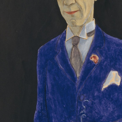 David Sprengel 1880-1941 Scrittore Critico Nils Dardel ndr7 quadro stampato su tela