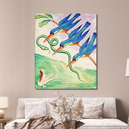 Il Serpente Rapito Nils Dardel ndr8 quadro stampato su tela