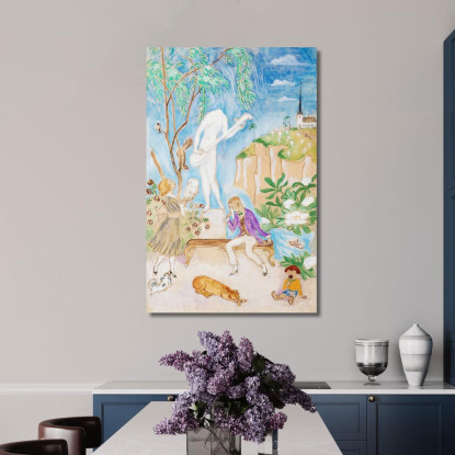 La Statua Rovinata Ii Nils Dardel ndr10 quadro stampato su tela