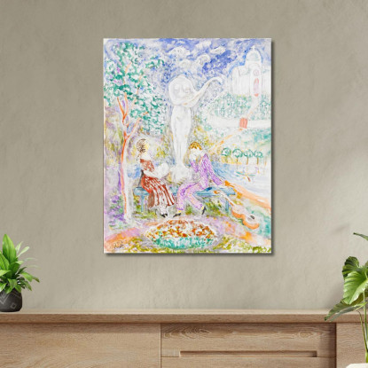La Statua Rovinata Nils Dardel ndr11 quadro stampato su tela