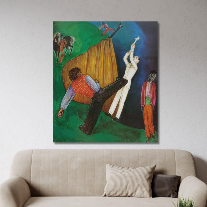 Esecuzione Nils Dardel ndr14 quadro stampato su tela