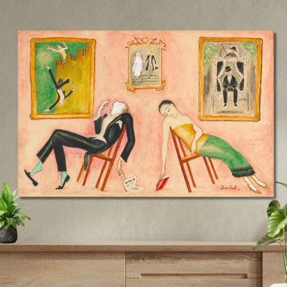Idillio Familiare Nils Dardel ndr16 quadro stampato su tela