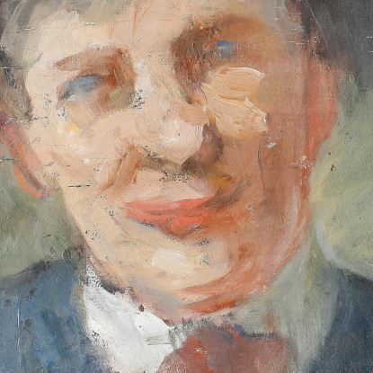 Olio Su Tela Nils Dardel ndr35 quadro stampato su tela