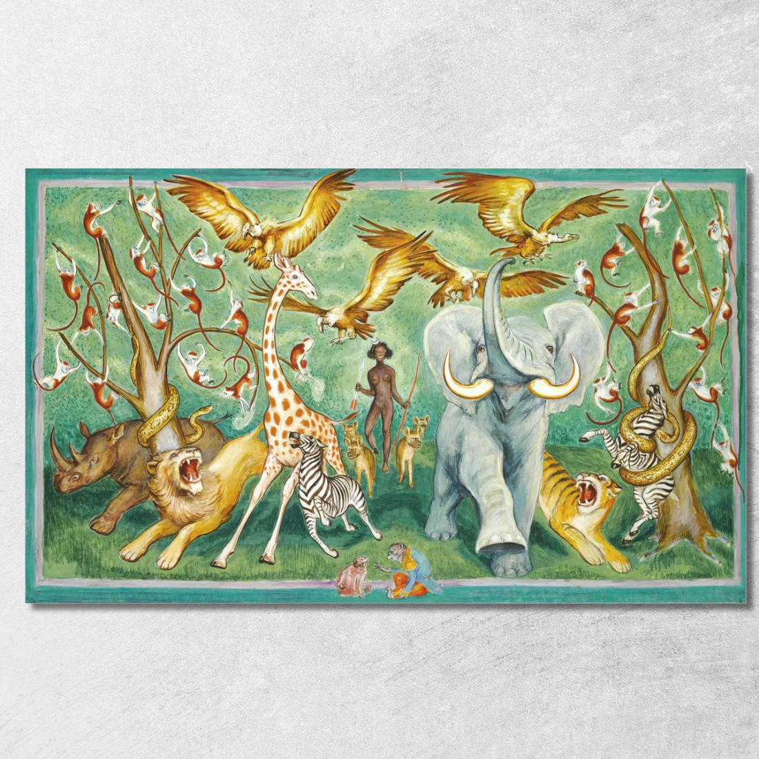 Diana Nera Nils Dardel ndr43 quadro stampato su tela Diana Nera Nils Dardel ndr43 quadro stampato su tela