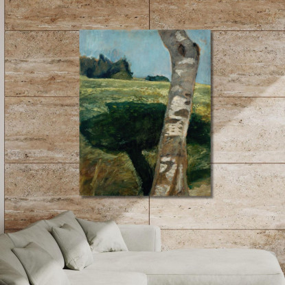 Tronco Di Betulla Paula Modersohn-Becker pmb2 quadro stampato su tela