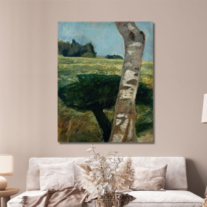Tronco Di Betulla Paula Modersohn-Becker pmb2 quadro stampato su tela