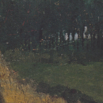 Paesaggio Serale Paula Modersohn-Becker pmb11 quadro stampato su tela