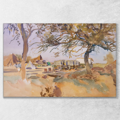 Campo Militare John Singer Sargent jss165 quadro stampato su tela