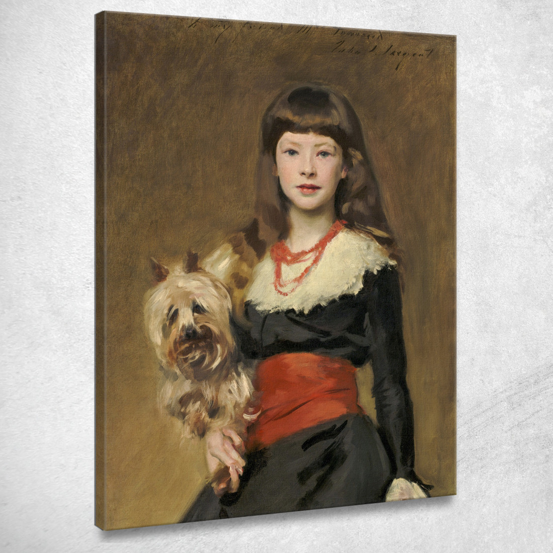 La Signorina Beatrice Townsend John Singer Sargent jss166 quadro stampato su tela La Signorina Beatrice Townsend John Singer Sargent jss166 quadro stampato su tela