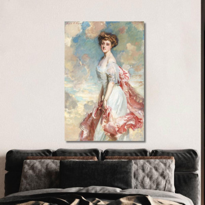 La Signorina Grace Woodhouse 2 John Singer Sargent jss167 quadro stampato su tela