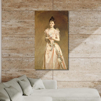La Signorina Grace Woodhouse 3 John Singer Sargent jss168 quadro stampato su tela