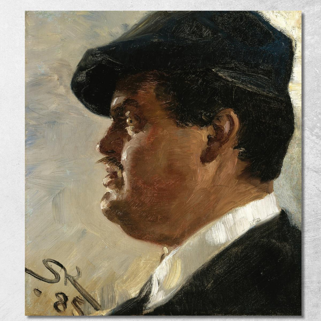 Carl Locher Peder Severin Krøyer psk14 quadro stampato su tela