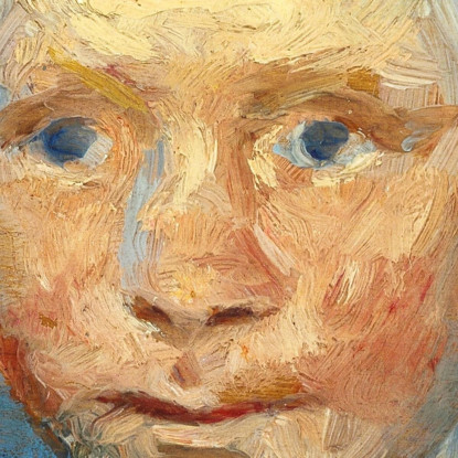 Testa Di Un Ragazzo Peder Severin Krøyer psk26 quadro stampato su tela