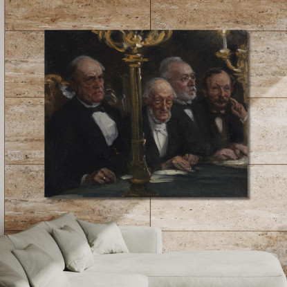 Gruppo Di Ritratti Peder Severin Krøyer psk49 quadro stampato su tela