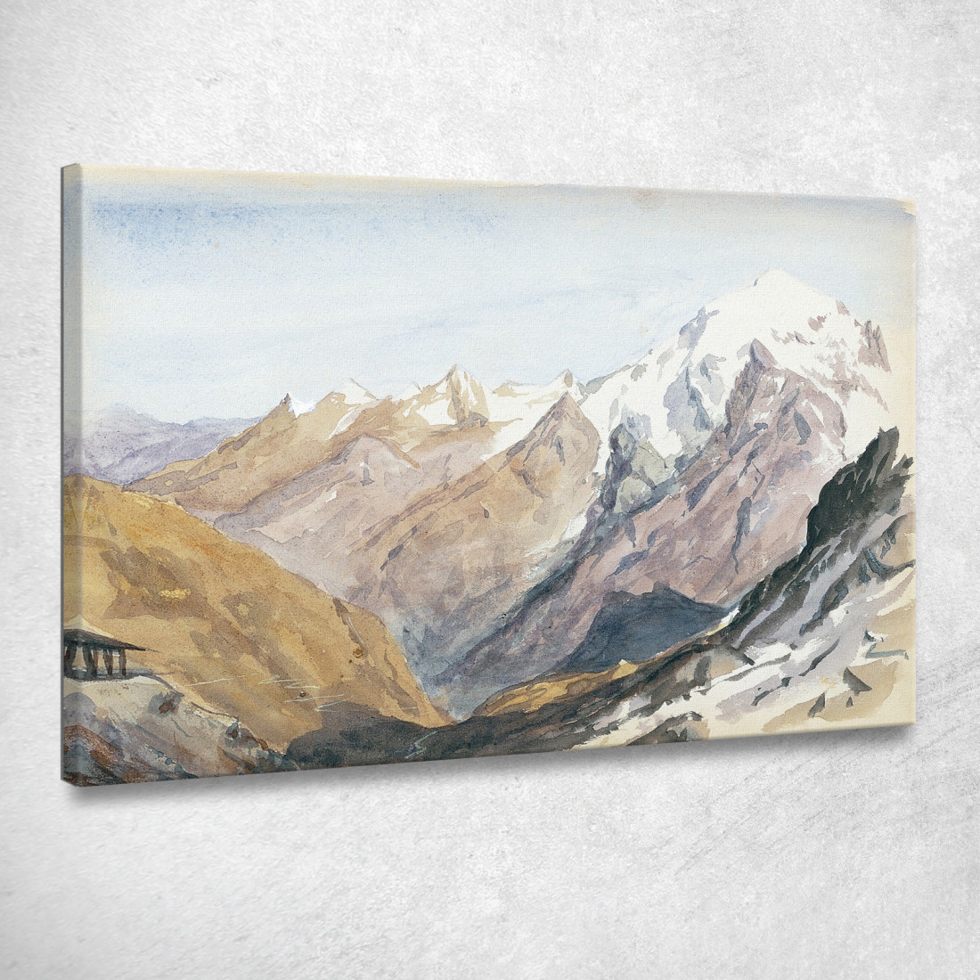 Studio Della Montagna John Singer Sargent jss175 quadro stampato su tela