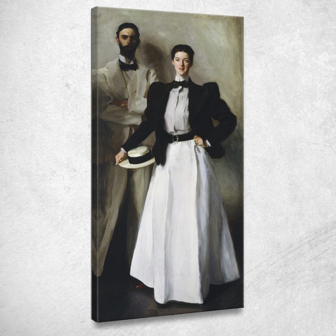 Il Signor E La Signora I N Phelps Stokes John Singer Sargent jss178 quadro stampato su tela Il Signor E La Signora I N Phelps Stokes John Singer Sargent jss178 quadro stampato su tela