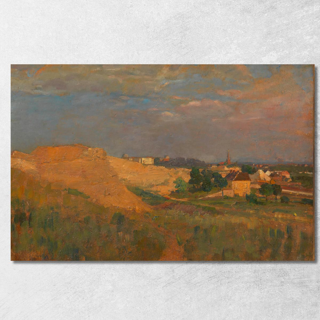 Vista Su Vienna Dalla Türkenschanze Tina Blau tbl19 quadro stampato su tela Vista Su Vienna Dalla Türkenschanze Tina Blau tbl19 quadro stampato su tela