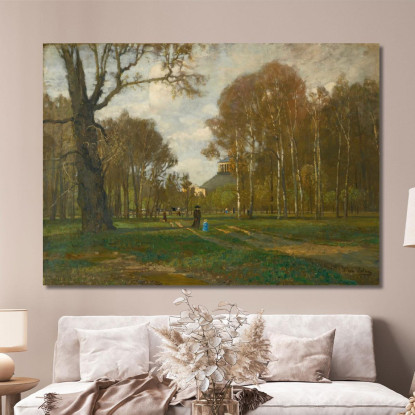 Il Prater E La Rotonda Di Vienna Tina Blau tbl63 quadro stampato su tela