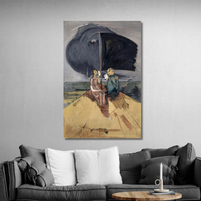 Bandiere Nere Walter Kurt Wiemken wkw1 quadro stampato su tela