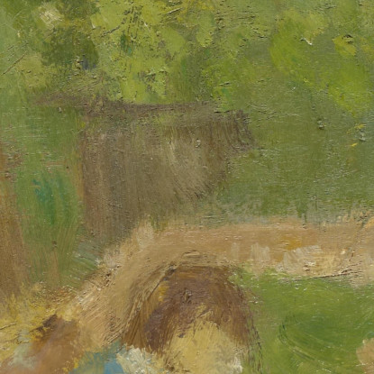 Ragazza Nel Giardino Walter Kurt Wiemken wkw8 quadro stampato su tela
