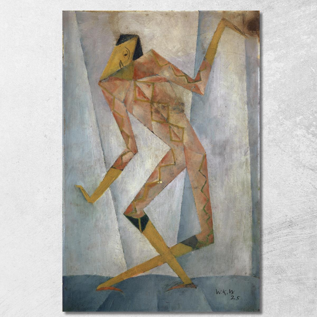 Arlecchino Walter Kurt Wiemken wkw10 quadro stampato su tela Arlecchino Walter Kurt Wiemken wkw10 quadro stampato su tela
