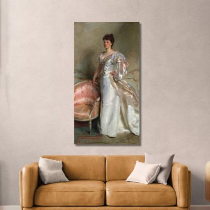 La Signora George Swinton Elizabeth Ebsworth John Singer Sargent jss193 quadro stampato su tela