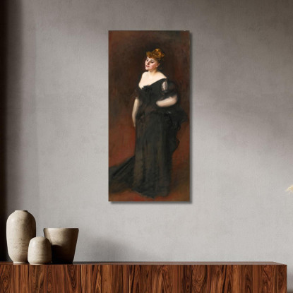 La Signora Harry Vane Milbank John Singer Sargent jss194 quadro stampato su tela