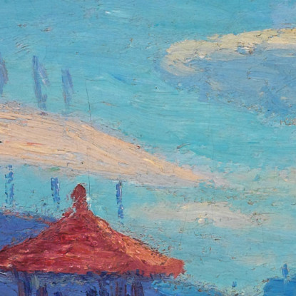 Ippodromo William James Glackens wjg36 quadro stampato su tela