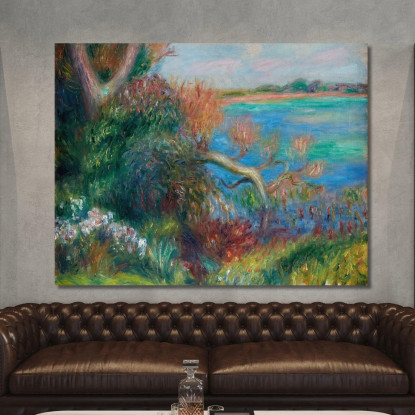 Riva Del Fiume William James Glackens wjg38 quadro stampato su tela