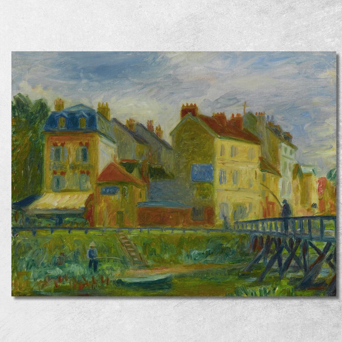 Samois-Sur-Seine William James Glackens wjg40 quadro stampato su tela Samois-Sur-Seine William James Glackens wjg40 quadro stampato su tela