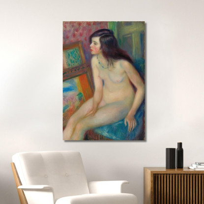 Medaglia D'Oro Del Tempio – Nudo William James Glackens wjg51 quadro stampato su tela