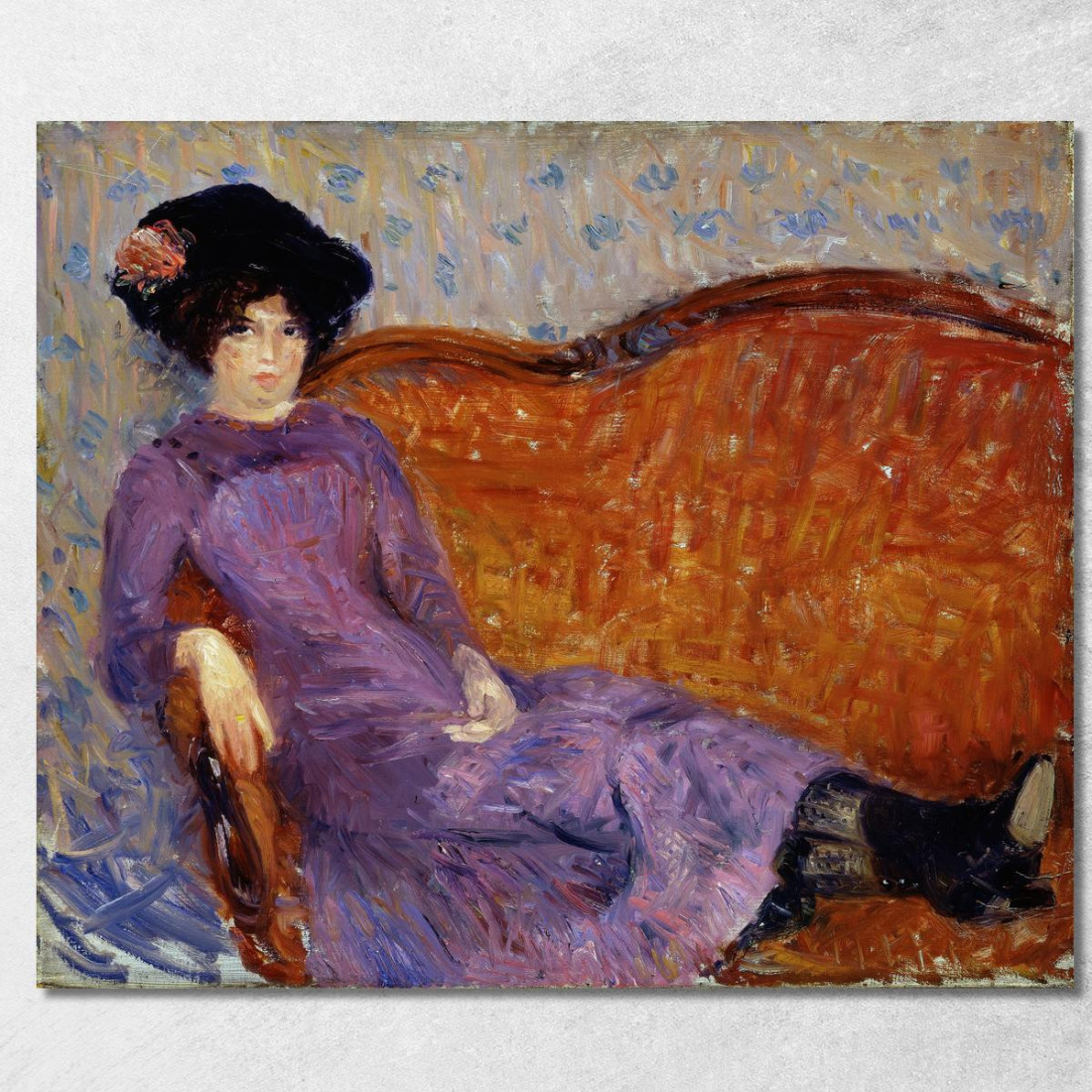 Il Vestito Viola William James Glackens wjg59 quadro stampato su tela Il Vestito Viola William James Glackens wjg59 quadro stampato su tela