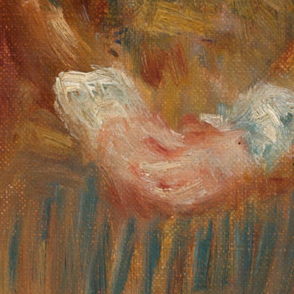 Donna Seduta Sul Divano Rosso William James Glackens wjg65 quadro stampato su tela