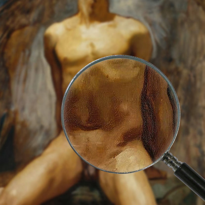 Studio Di Nudo Di Thomas E. Mckeller John Singer Sargent jss204 quadro stampato su tela