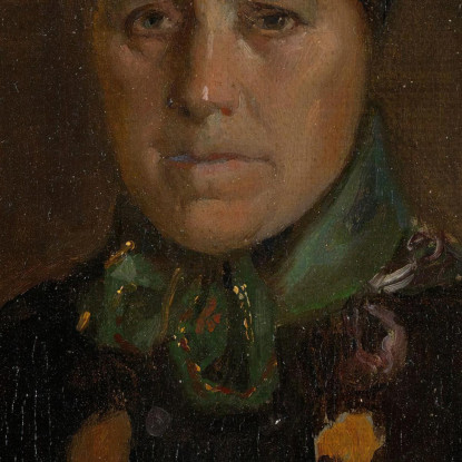Ritratto Di Ingeborg Skjønne Di Numedal Adolph Tidemand atd60 quadro stampato su tela