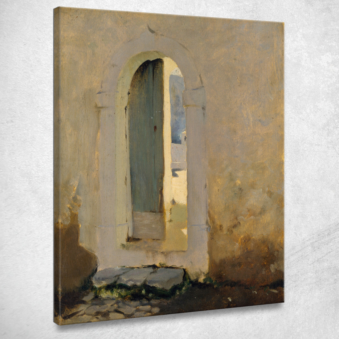 Porta Aperta Marocco John Singer Sargent jss207 quadro stampato su tela Porta Aperta Marocco John Singer Sargent jss207 quadro stampato su tela