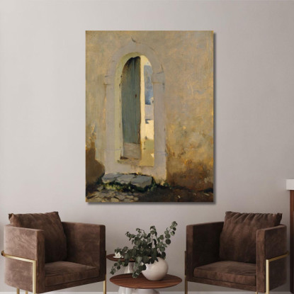 Porta Aperta Marocco John Singer Sargent jss207 quadro stampato su tela