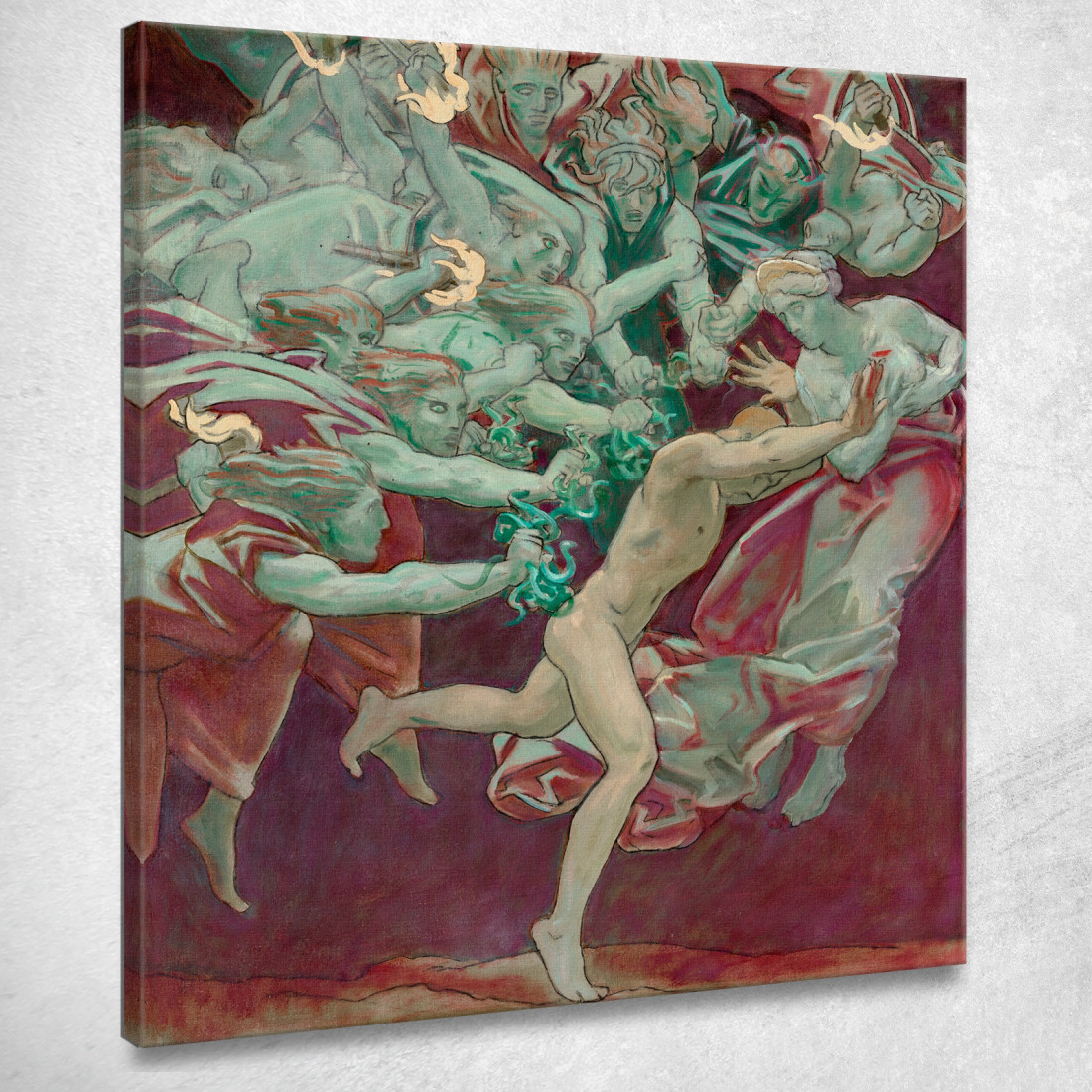 Oreste E Le Furie John Singer Sargent jss209 quadro stampato su tela Oreste E Le Furie John Singer Sargent jss209 quadro stampato su tela