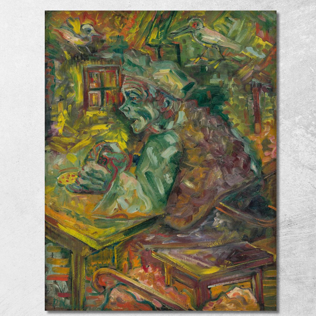 A Tavola Arnold Peter Weisz-Kubínčan apw1 quadro stampato su tela A Tavola Arnold Peter Weisz-Kubínčan apw1 quadro stampato su tela