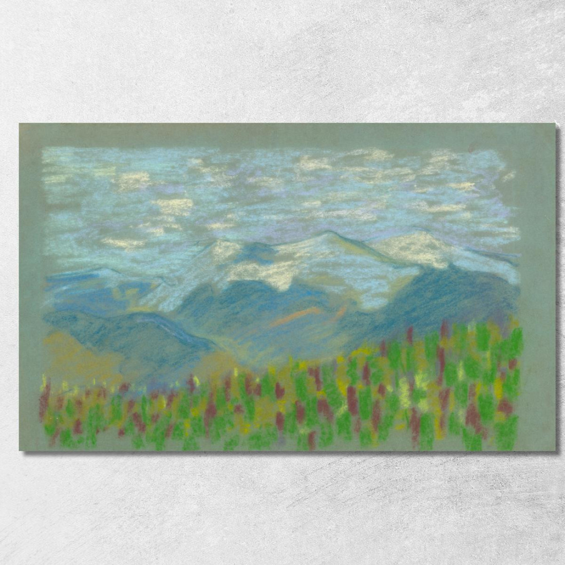 Paesaggio Collinare 2 Arnold Peter Weisz-Kubínčan apw24 quadro stampato su tela
