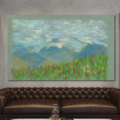 Paesaggio Collinare 2 Arnold Peter Weisz-Kubínčan apw24 quadro stampato su tela