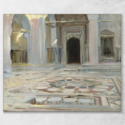 Marciapiede John Singer Sargent jss213 quadro stampato su tela