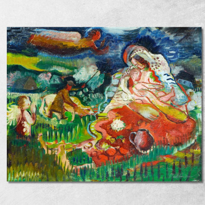 Madonna Arnold Peter Weisz-Kubínčan apw44 quadro stampato su tela