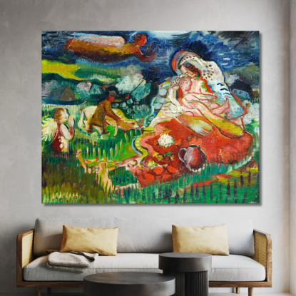 Madonna Arnold Peter Weisz-Kubínčan apw44 quadro stampato su tela