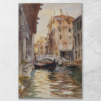 Ponte Della Canonica John Singer Sargent jss218 quadro stampato su tela