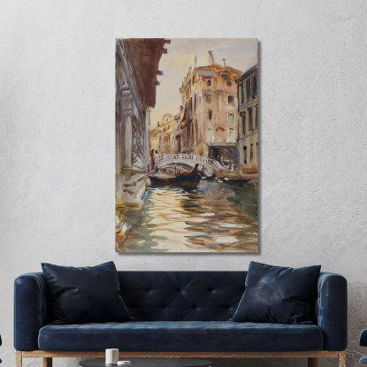 Ponte Della Canonica John Singer Sargent jss218 quadro stampato su tela